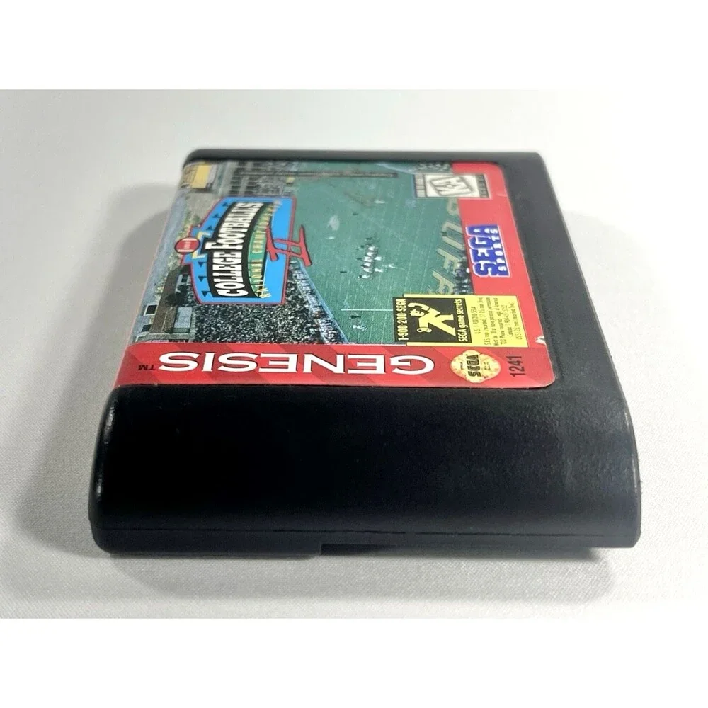 College Football's National Championship II Sega Genesis Authentic Tested